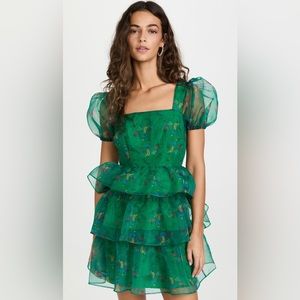 HVN Mimi Tiered Mini Dress